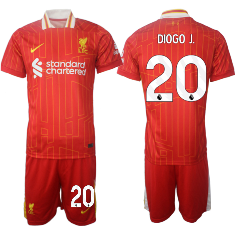 Men 2024-2025 Club Liverpool home red 20 Soccer Jersey
